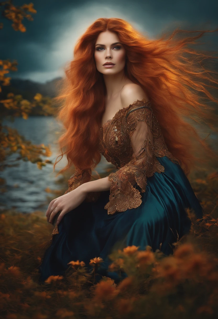 Long cheveux teintaron