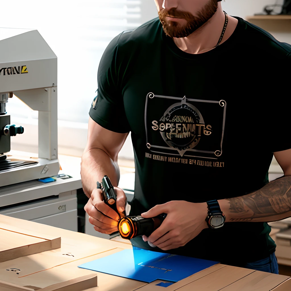 Special forces guy laser engraving products for t-shirt designs
