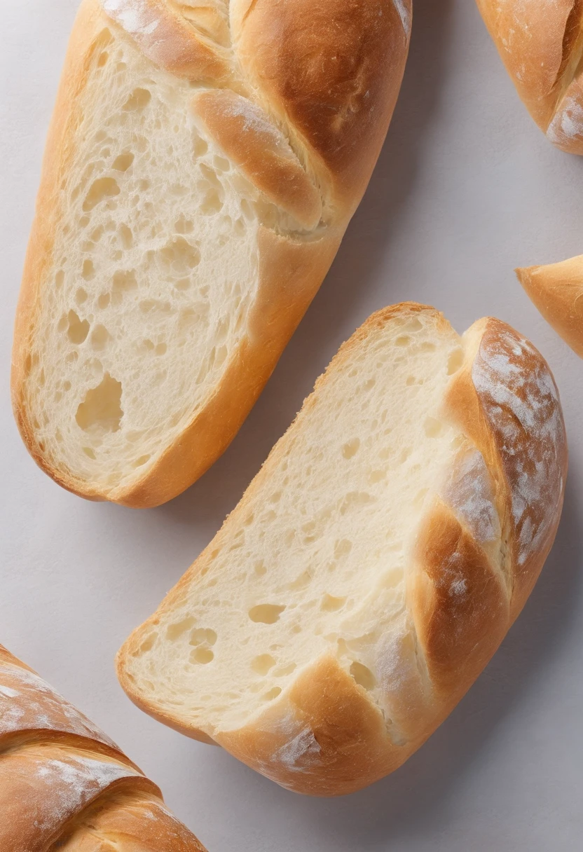 A delicious French bread, cinemactic, fotografia profissional, studio illumination, studio background, advertising photography, detalhes intrincados, hiper-detalhado, ultra realista, 8K UHD