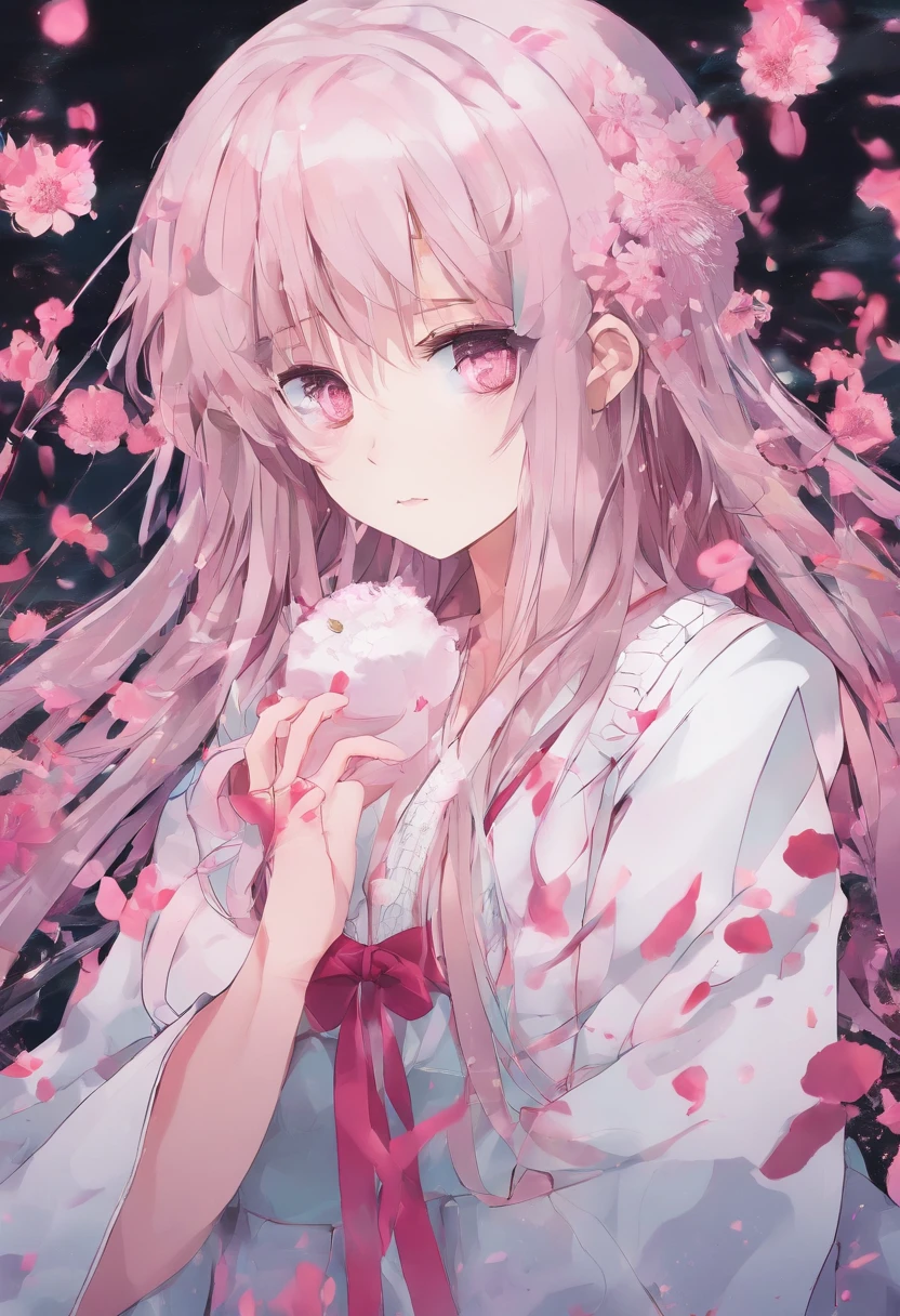 Garota anime com uma faca na boca e um batom rosa, Gapmoe Yander, Yandere, Yandere intrincado, 4 k manga wallpaper, Gapmoe Yandere Grimdark, horror manga, O olhar penetrante de Yuki Onna, visual anime de uma menina bonito, Akane Owari Danganronpa, menina anime sedutora, Yandere. alto, caneta manga