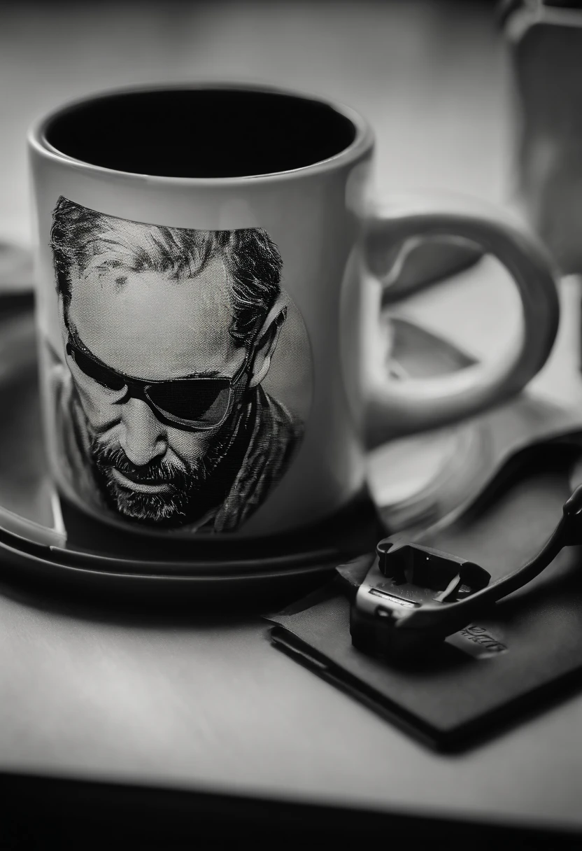 Splinter cell laser engraving a coffee mug