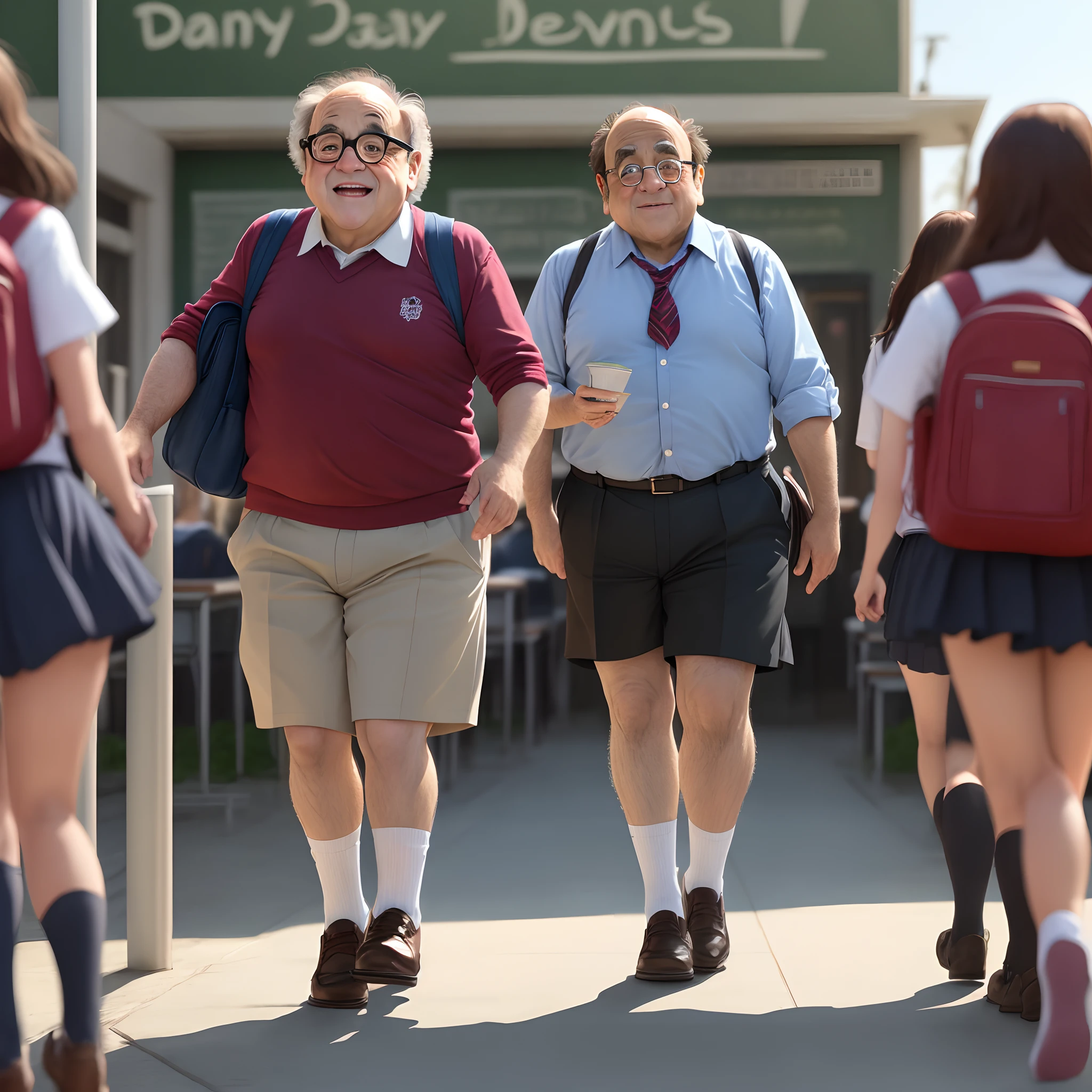 Danny devito goes to school