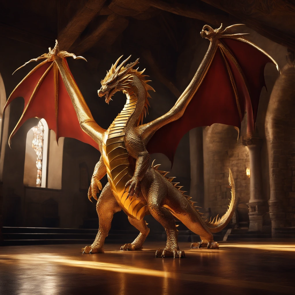 A large golden dragon with many spikes and sparkling scales all over its body flew up to the highest tower of the castle.. Soon, Behind the Walls, noise was heard from the flapping of its huge wings and gusts of heat. "That evil dragon again", - thought the princess and pulled the hem of her dress.. "Only his fucking was no longer there. sucks", - she said gritting her teeth and resolutely went out onto the small balcony of her tower.. The same tower, in which she was imprisoned indefinitely, And she'been there since then, as soon as the nannies first noticed, that the nipples of the young princess began to swell excitingly, filling my chest with unknown desires, and barely noticeable red hairs began to appear above the pussy, her consciousness is even more disturbing.