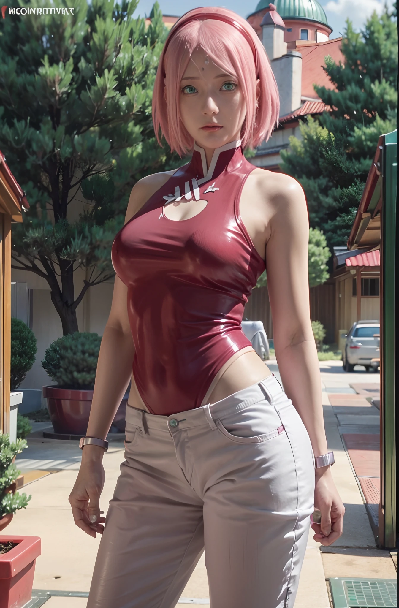 .
Sakura / Sakura Haruno (Sakura Haruno) / [Boruto: Naruto Next Generation,1girl ,best quality ,ultra Higd ,detail realistic ,make up in realisticphoto ,