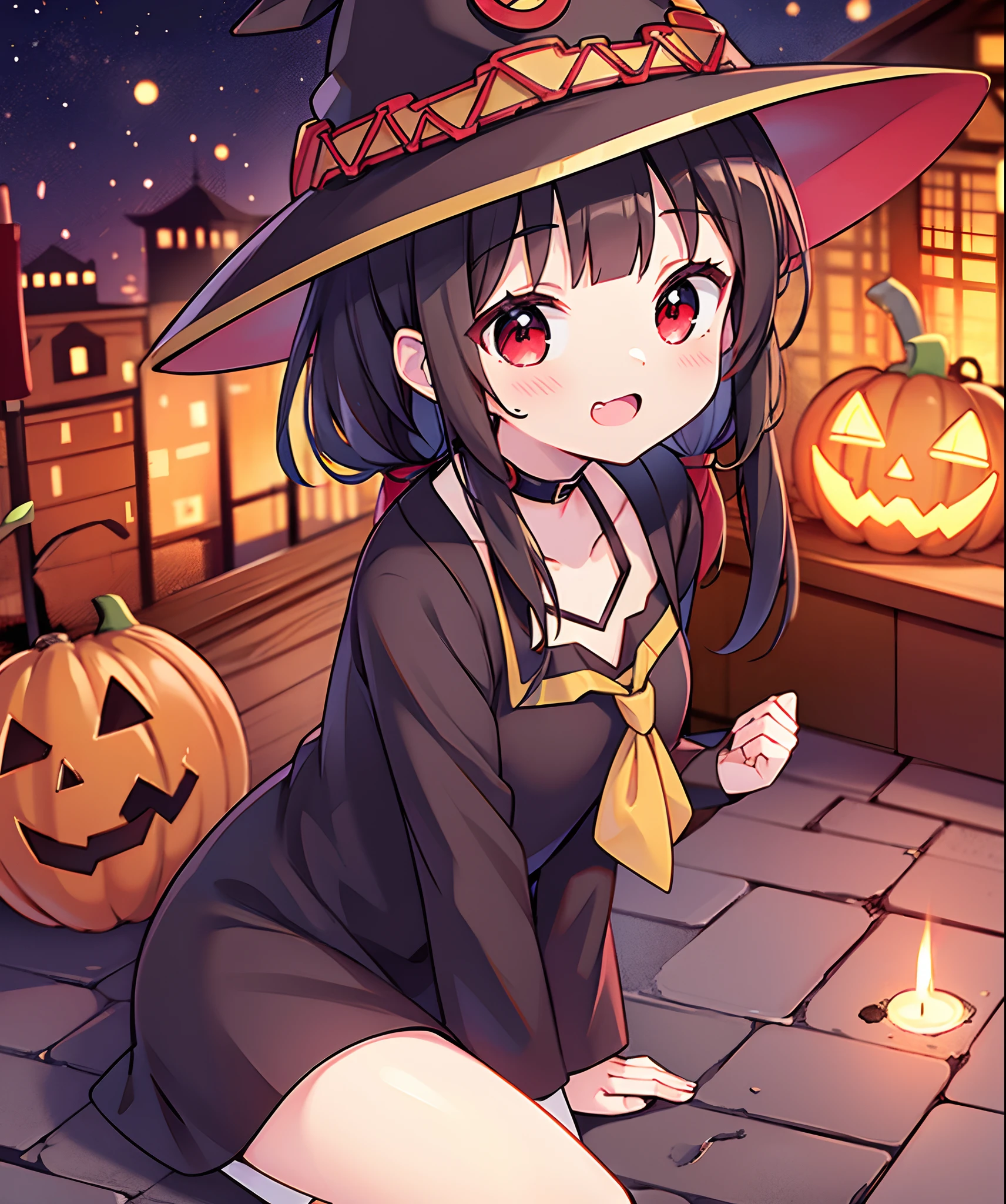 かわいいfemaleの子,Adorable,Batの羽,Harrow,Fin,Jack-o'-Lantern,Bat,young, femaleの子, small, Purple Hair, (boy:1.4), (Shota:1.4), (young:1.4), (female:1.4), (pastel:1.0), (color:1.0), (かわいいcolor:1.0),