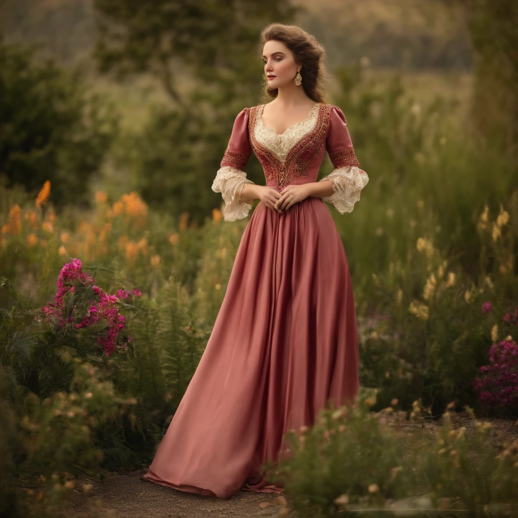Antique beauty;Thin clothing;Plump body type