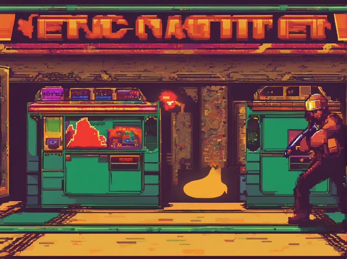Counter Strike 2 as a retro arcade game