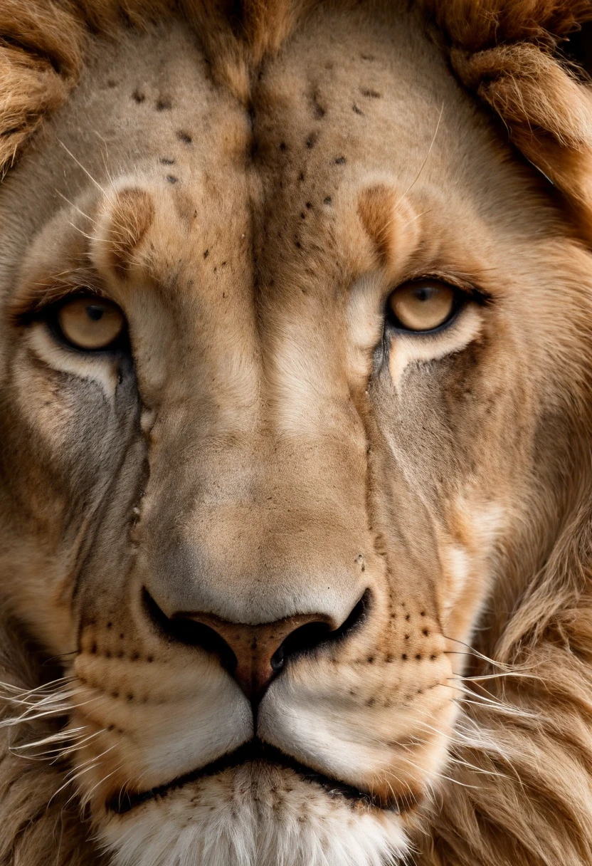 sad eye lion crying
