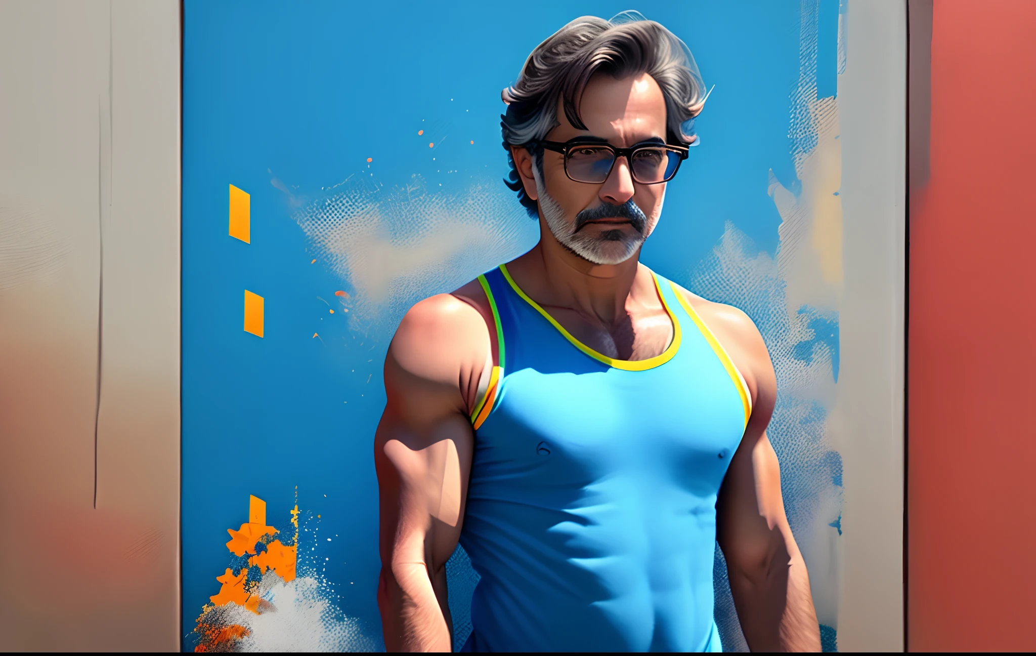 Manoel gomes o caneta azul bombado com o shape e musculoso de regata!