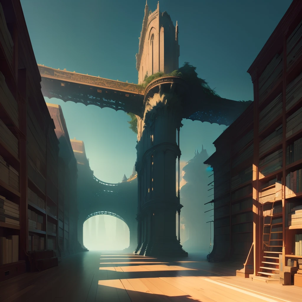 giant aesthetic library