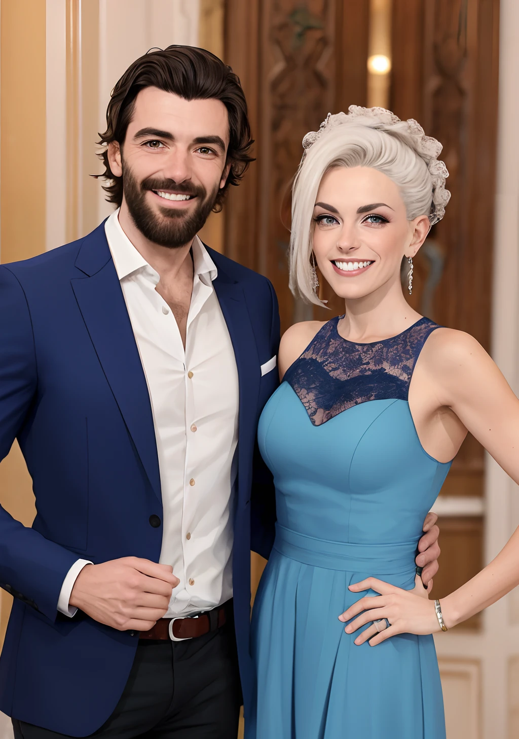 Sally y Francesco Virgolini juntos de rayo maquuen