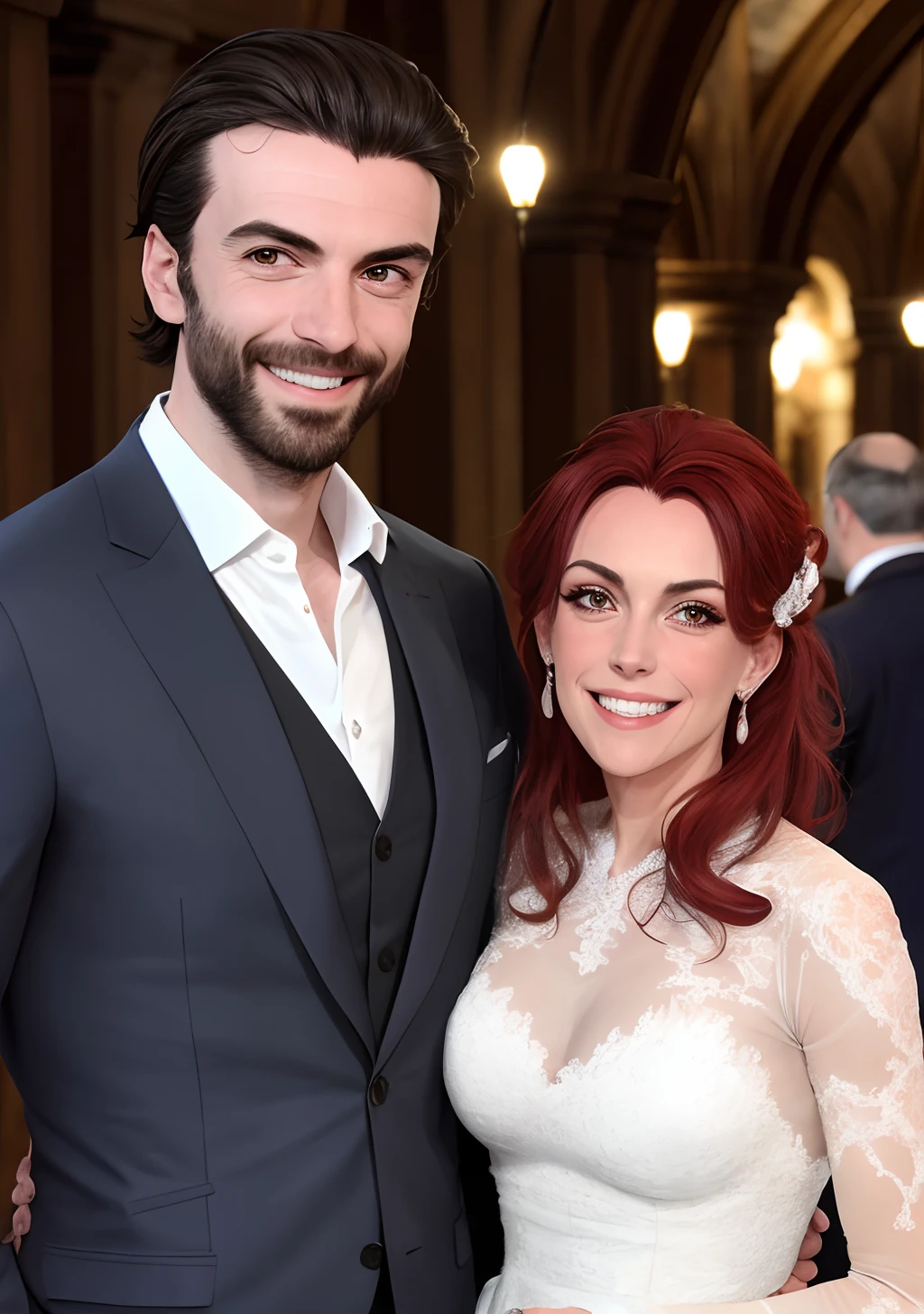 Sally y Francesco Virgolini juntos de rayo maquuen