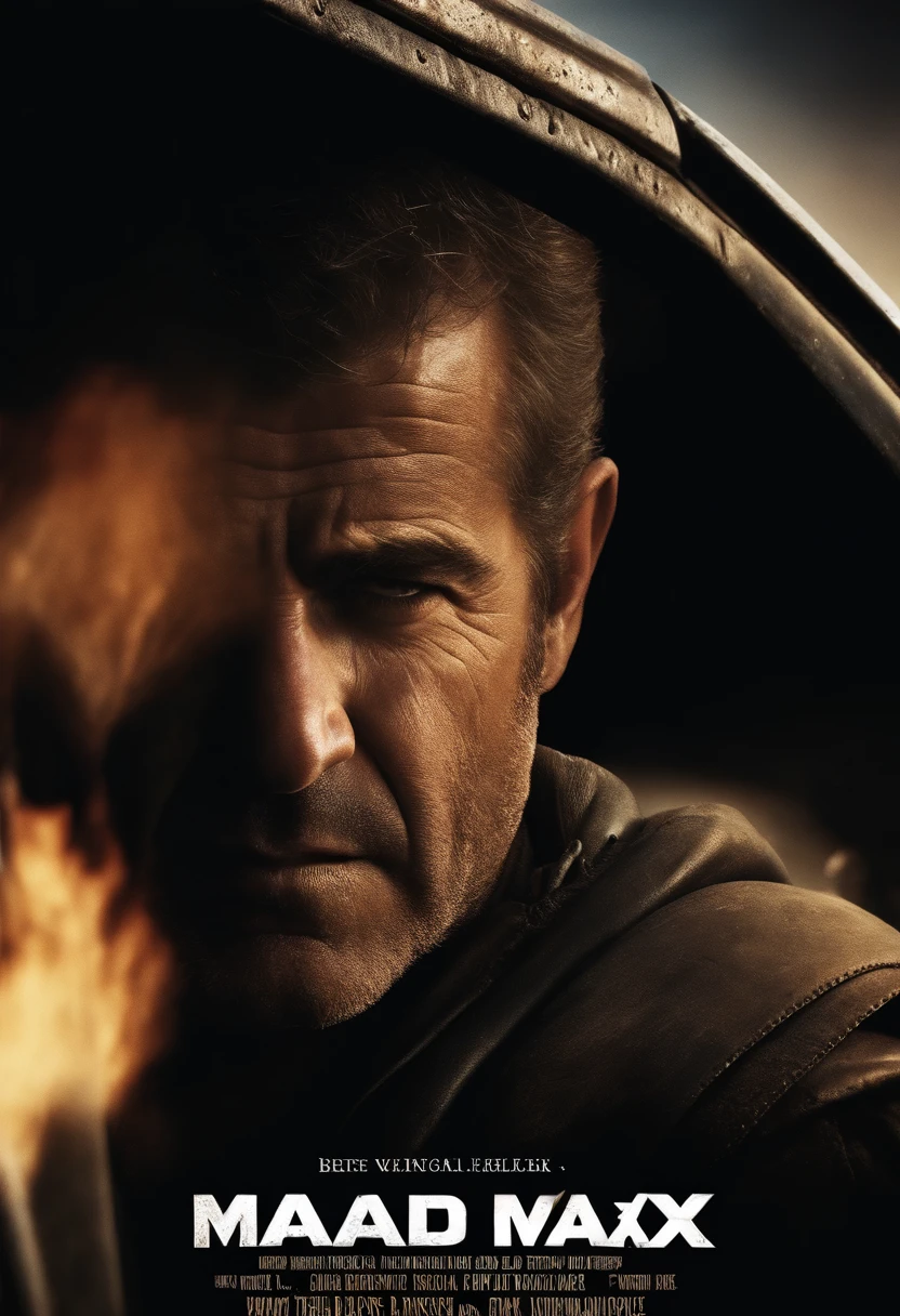 poster of the movie mad max 4 with an old mel gibson