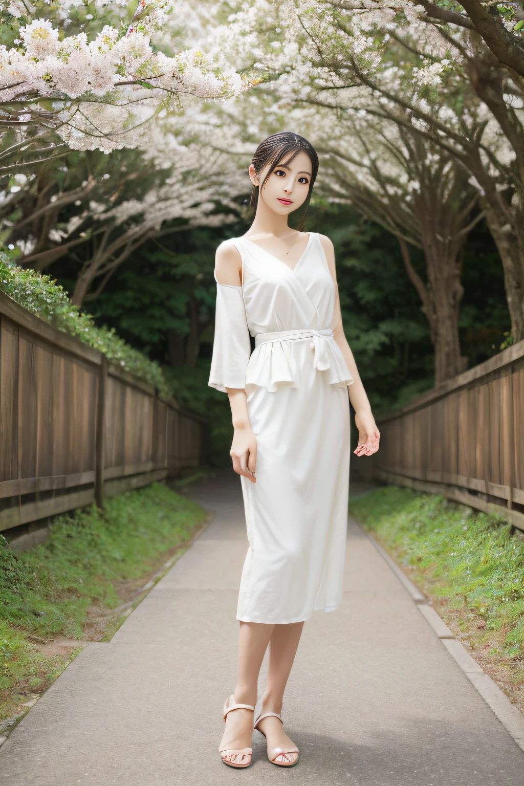 (masterpiece、high-level image quality、hightquality),(Beautiful realistic Japan person:1.5、Women in Their 20s)、(good looks、Beautiful skin。cute little)、(perfect anatomia、Beautiful limbs)、(My Life、Spiritual Guidelines、Spiritual Blossoming),modeled、