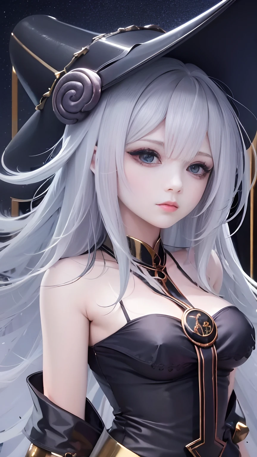 Obra maestra, La mejor calidad,
1niña Dark Magician Gils, solamente, Cabello largo, cabello rubio, fotorrealista,
(Hermosos ojos finamente detallados: 1.2),Ropa abierta, ojos brillantes, cabello brillante, Piel lustrosa,((1 robot realista)), Metal construction, alambres y cables, (ojos brillantes), (mechenical arms), Science-Fiction,(Brazo mecha grande),Disparo de vaquero, Power tank,