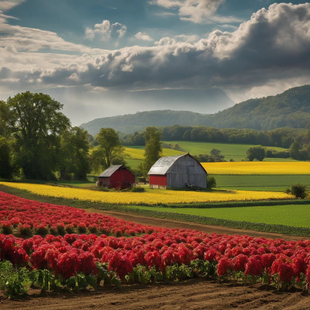 humans start to develop the agricultural technology