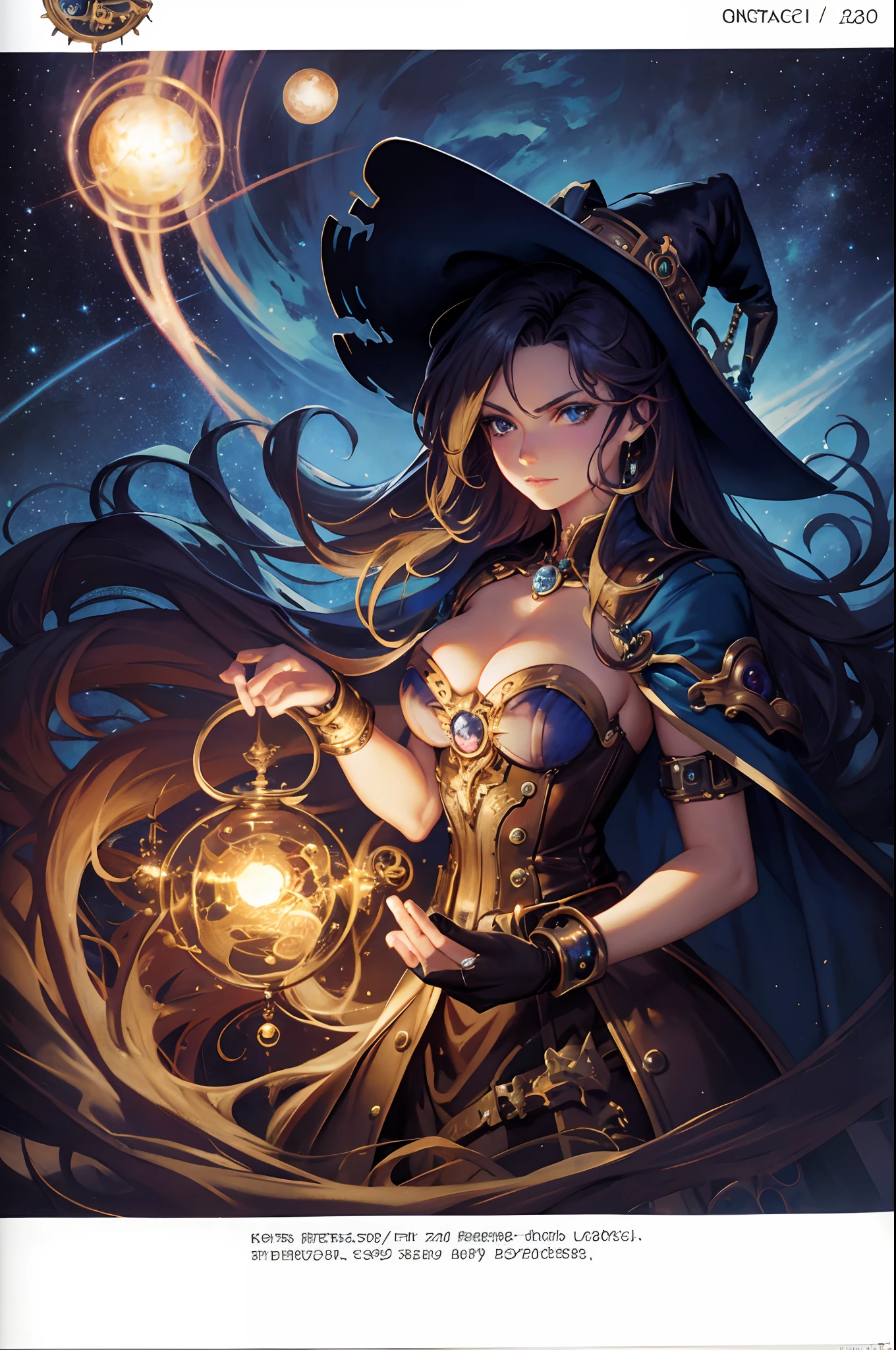 **************steampunk, magical, Dona gelsinger, anne stokes, nene thomas, magali villeneuve, bold character designs, starry night background, photorealistic, 32k, witchcore, twisted characters, close-up intensity, airbrushed art
