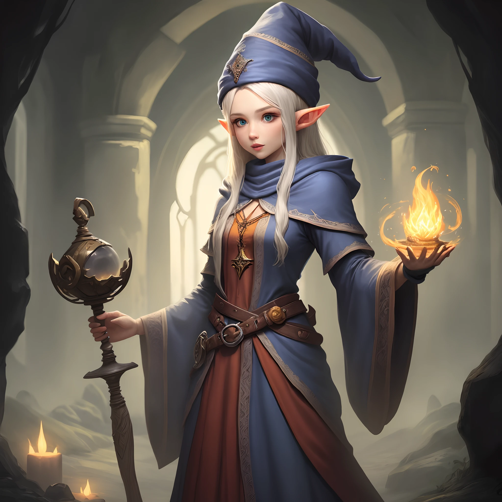 Elf wizard necromancer