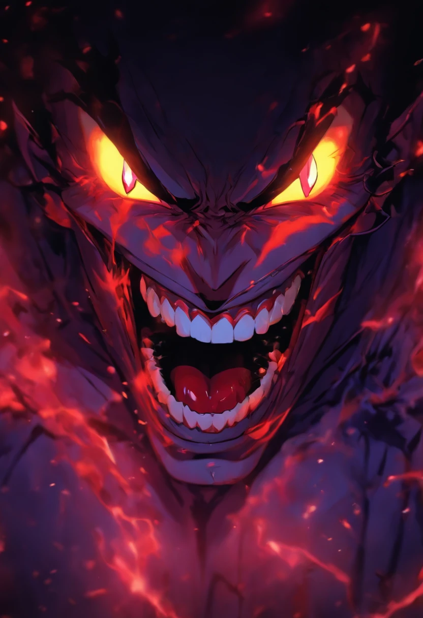 A vampire baring his fangs while being sunburned, Quadrinhos da Marvel, mind-blowing illusions, vampirecore, flawless line work, made of mist, Quadrinhos, selvagem e ousado, Tiro em 70mm, ouro escuro e vermelho, Figurinos detalhados, Chiaroscuro's Domain, creepypasta, corpo inteiro intenso, Premiado