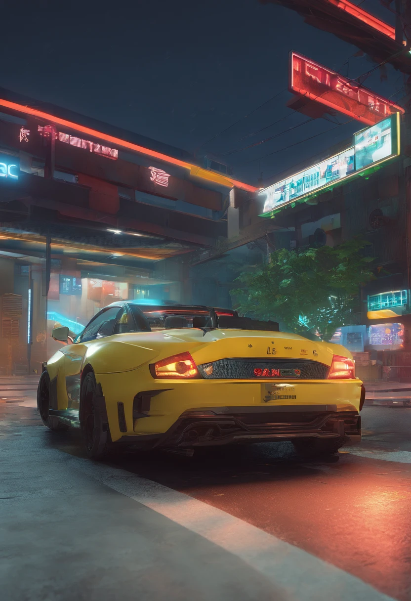 um retrato detalhado de um garoto ciborgue cyberpunk com partes pretas e vermelhas, rosto perfeito, rosto perfeito sombreado realista, circunstanciado. night setting. Realistic Shaded Lighting Poster by Ilya Kuvshinov, Motor irreal, global ilumination, luz radiante, luz de ar, ambiente escuro, meias brancas e de comprimento completo