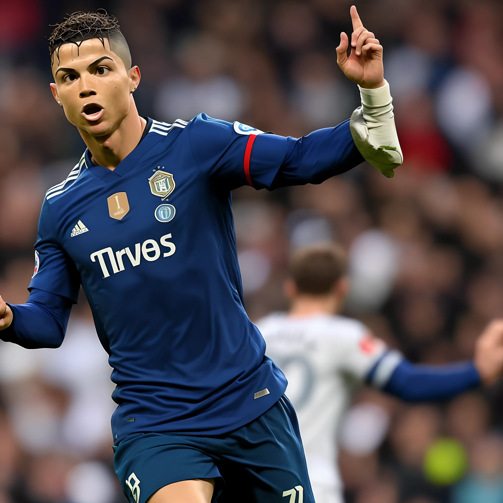 Ronaldo throwing up
