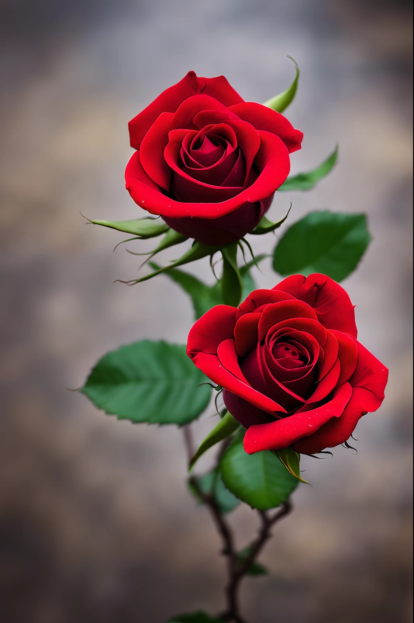 A red rose