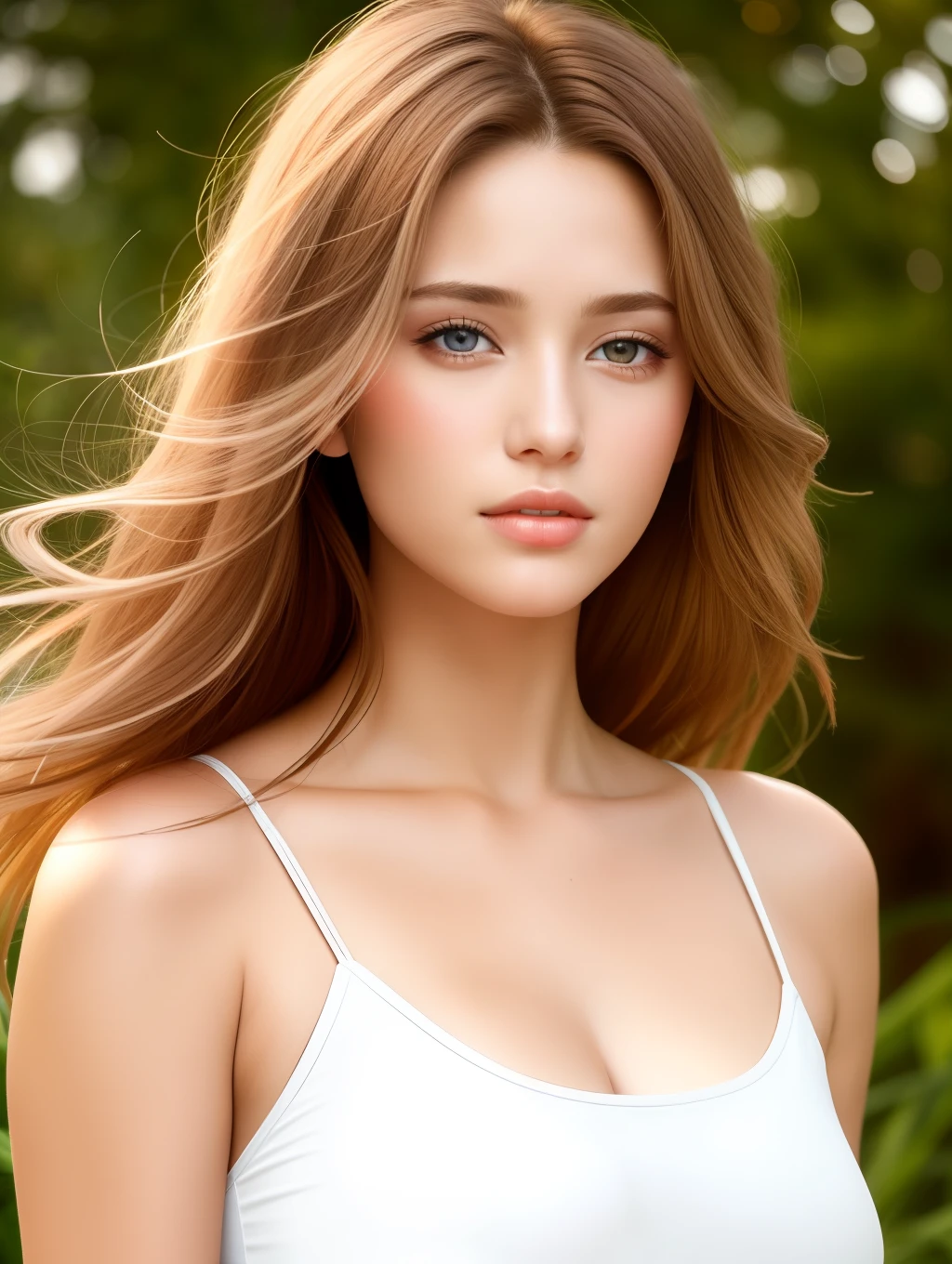 (best quality,4k,8k,highres,masterpiece:1.2),ultra-detailed,(realistic,photorealistic,photo-realistic:1.37),beautiful detailed eyes,beautiful detailed lips,extremely detailed eyes and face,longeyelashes,portrait,pale skin,traditional oil painting style,neutral expression,graceful posture,golden lighting,natural pose,silky smooth skin,pure and ethereal,subtle colors,sublime beauty,soft lighting,gentle elegance,natural beauty,delicate features,vivid eyes,mysterious aura,classic beauty,luminous complexion,immaculate complexion,serene expression,noble appearance,European classical nude art vibe,hair flowing freely,dark blonde long hair,innocent charm,graceful curves,ethereal atmosphere.