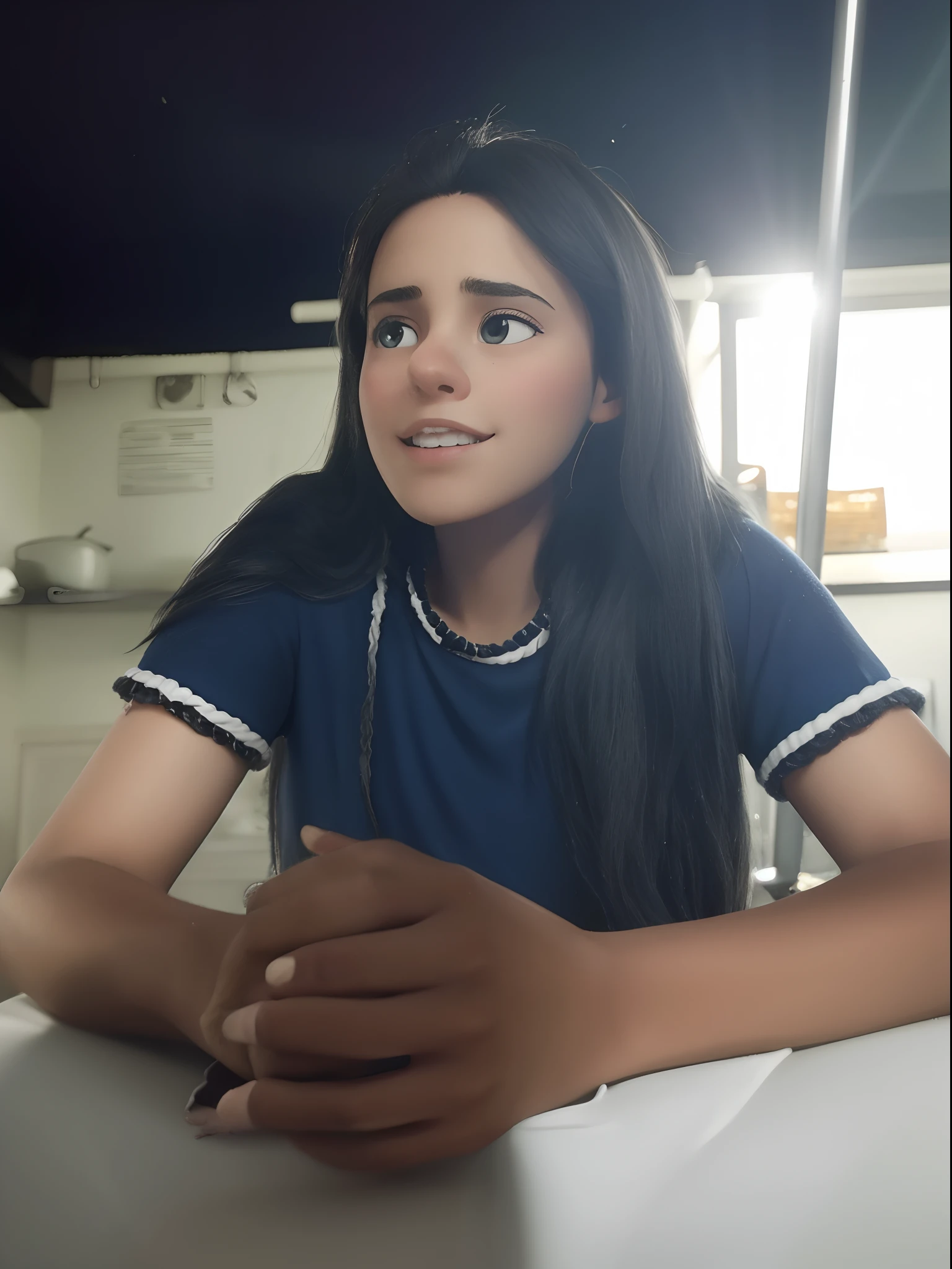 Make this image look caarton