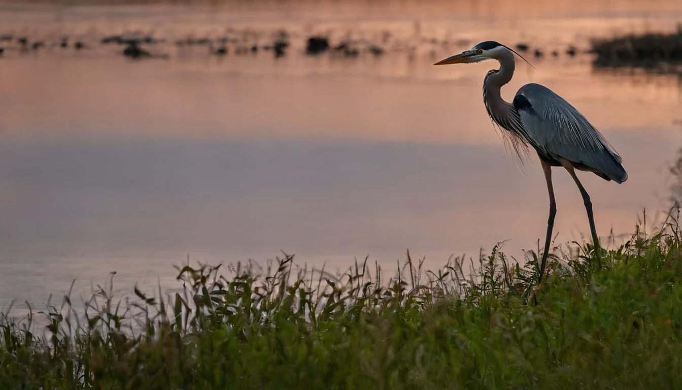 "What shall I say?" said the heron in a sad voice. "Something terrible is going to happen." "What's that?" asked the crab anxiously. "When I was going here this morning