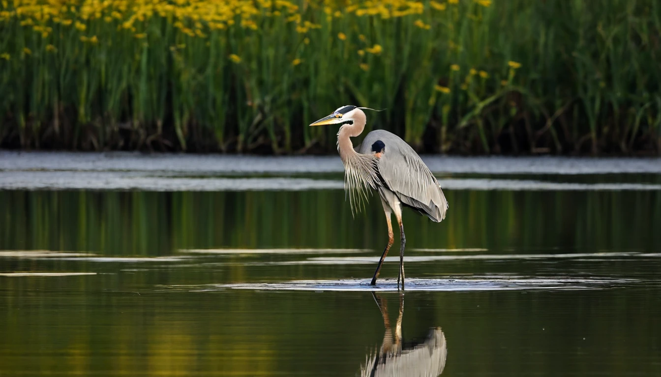 "What shall I say?" said the heron in a sad voice. "Something terrible is going to happen." "What's that?" asked the crab anxiously. "When I was going here this morning