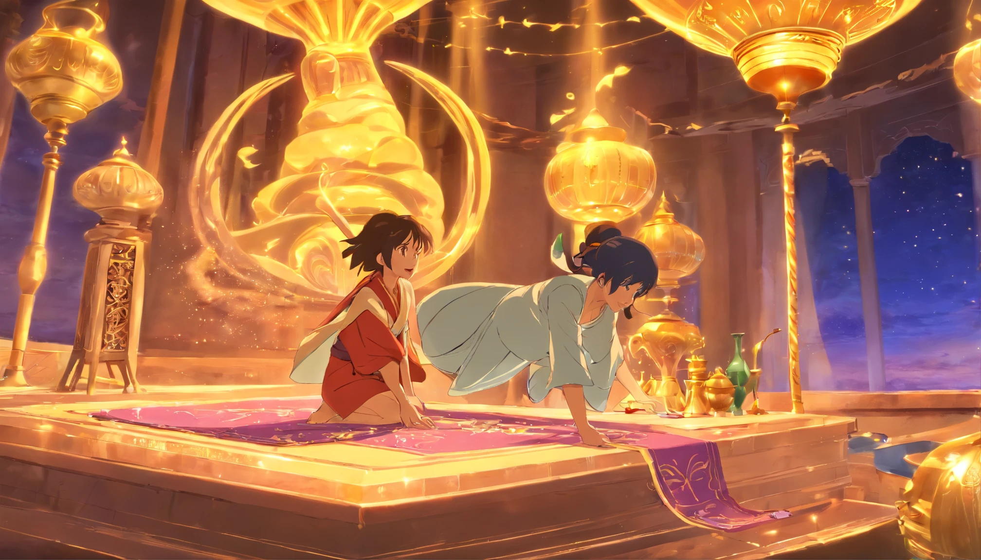 by disney、【Jeannie】、【Aladdin and the Magic Lamp】