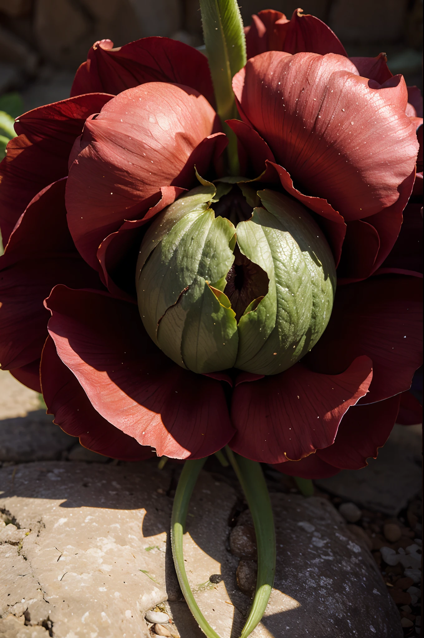 a flower that looks like an anus