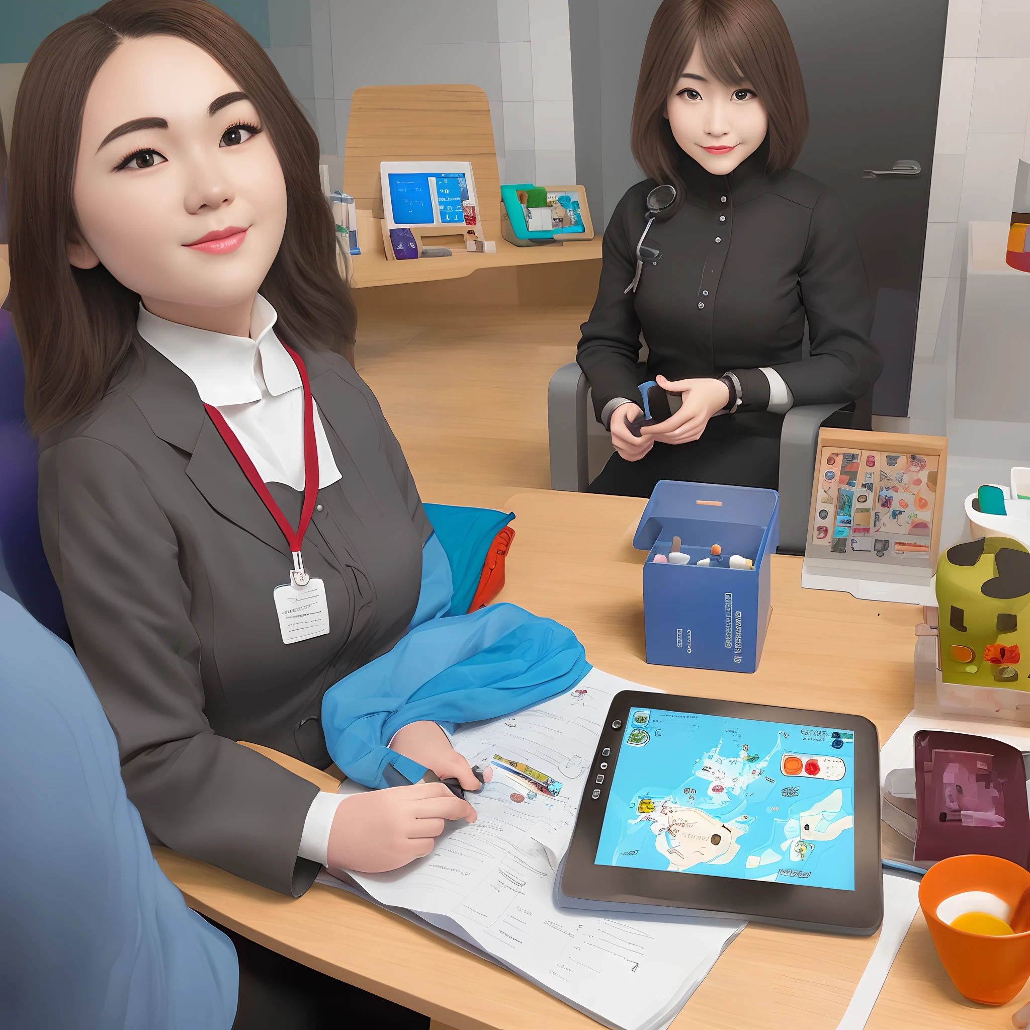 Create a clinical analyst avatar pixel hd