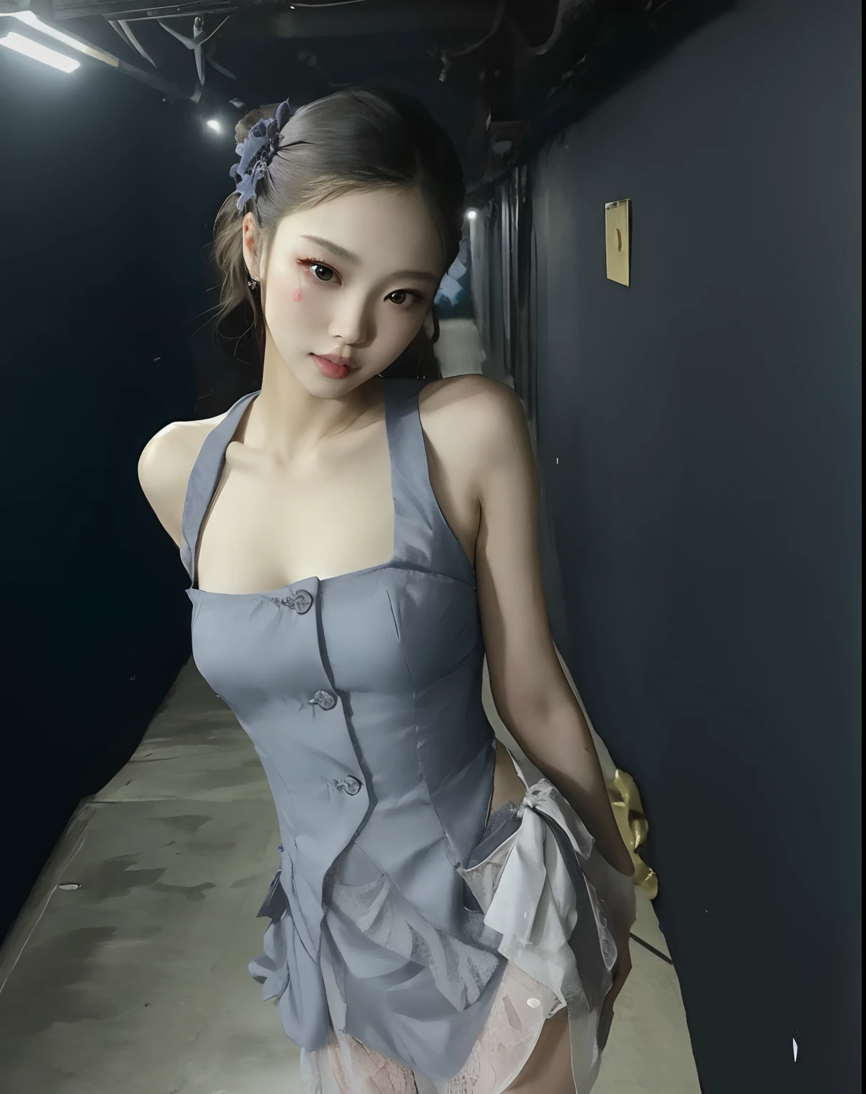 There's a woman in a short dress posing for a photo, jennie blackpink, Wenfei Ye, lu ji |, Gongbi, Shen Mingchen, Xintong Chen, Sha Xi, Lulu Chen, para ele mestre, Ruan Jian, Pegue a Zona, Wu Liu, xue ele, Seseon Yoon, jia, Ruan Jia Lindo!peituda