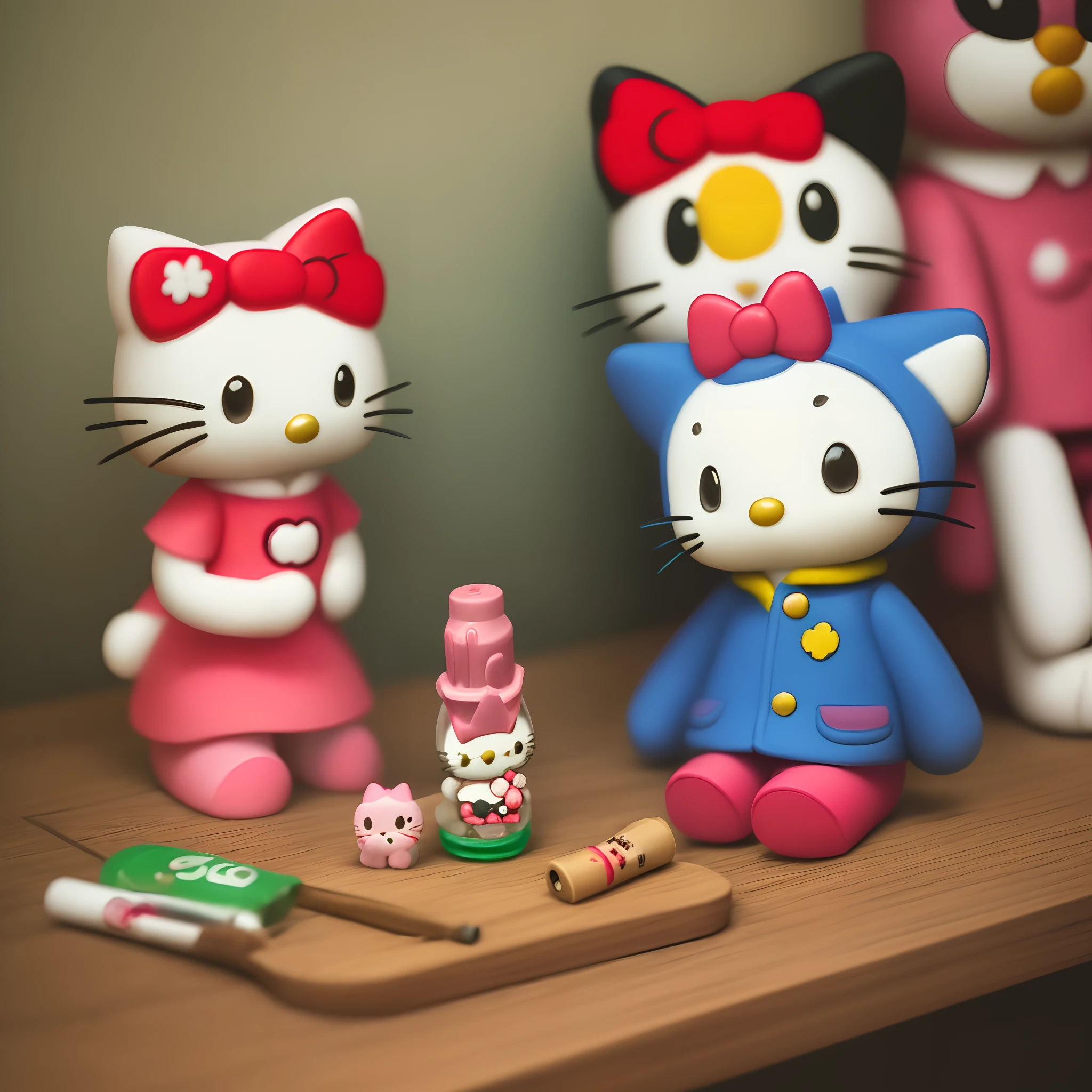 hello kitty with a joint