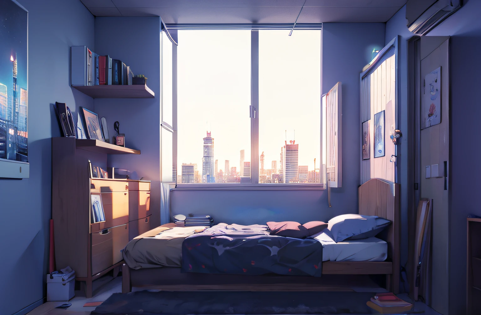 just wall , anime style