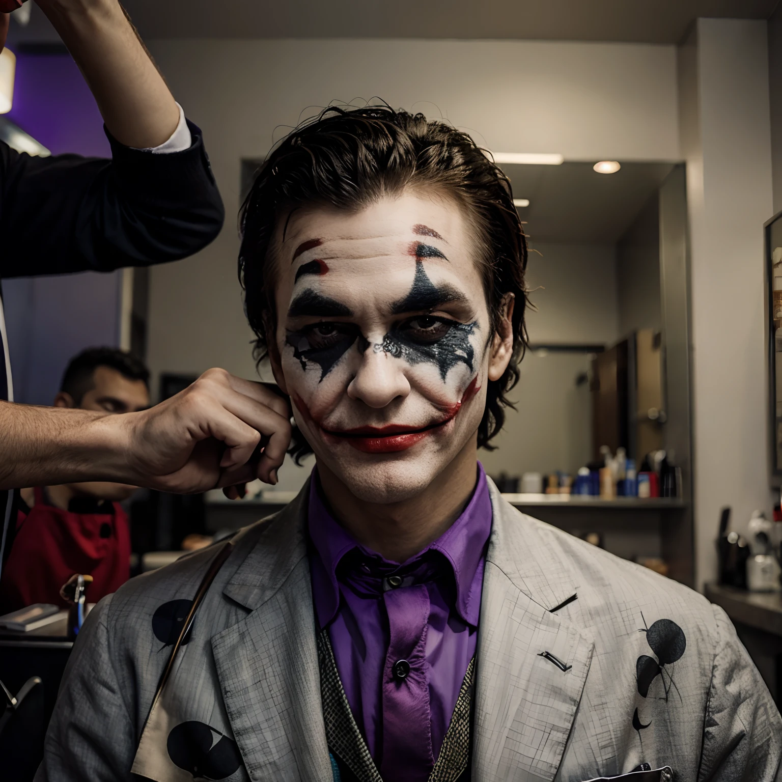 joker in the barbershop