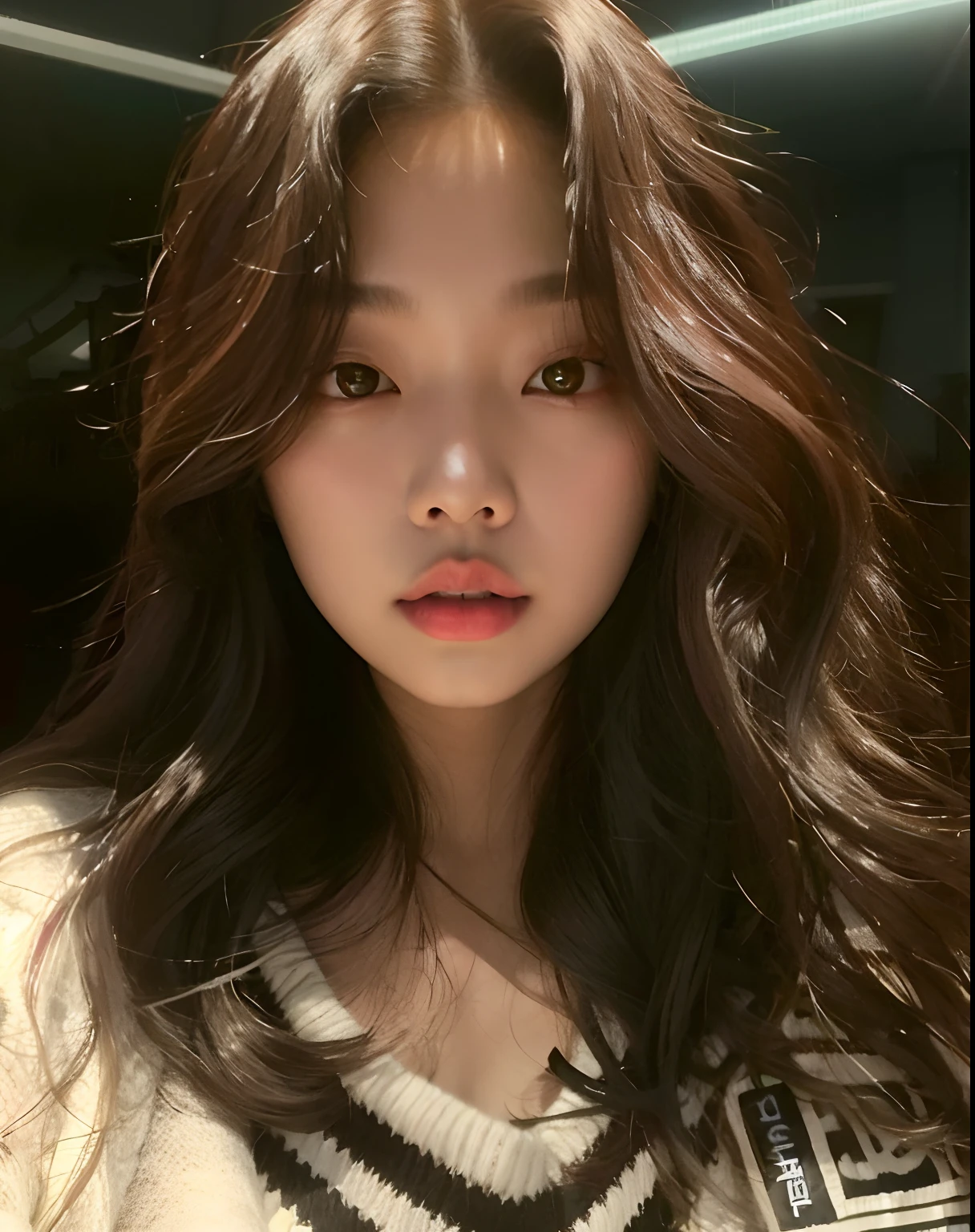 Arrogant woman with long hair and a sweater posing for a photo, jennie blackpink, Heonhwa Choe, Parque Ji-min, Dom Yunjoo, Lee Ji - Eun, Lee Ji-eun, Shin min jeong, Jaeyeon Nam, Jinyoung Canela, Hwang SE - EM, Ulzzang, jossi do blackpink, TaeJune Kim