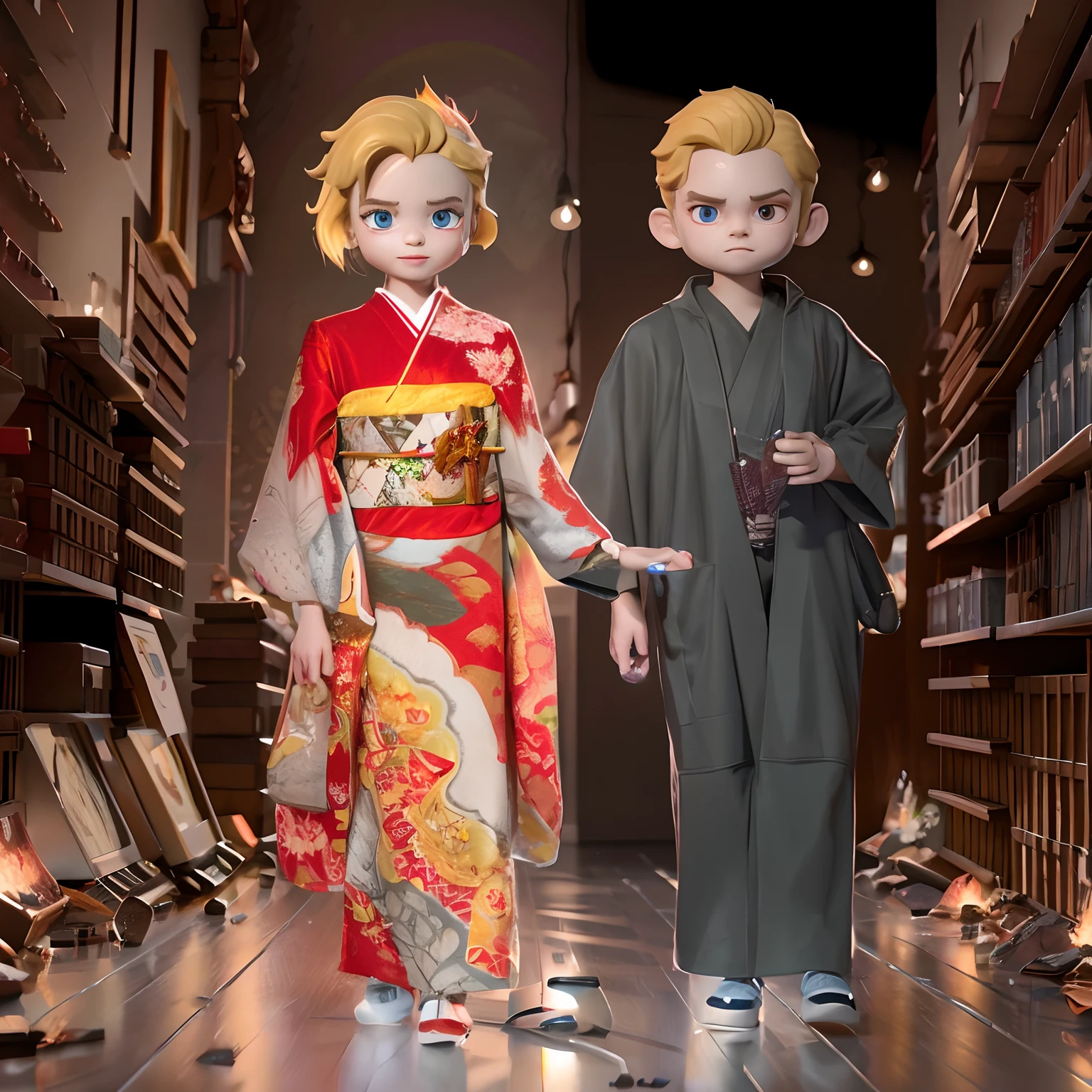 3D Illustration、high-detail、8k
