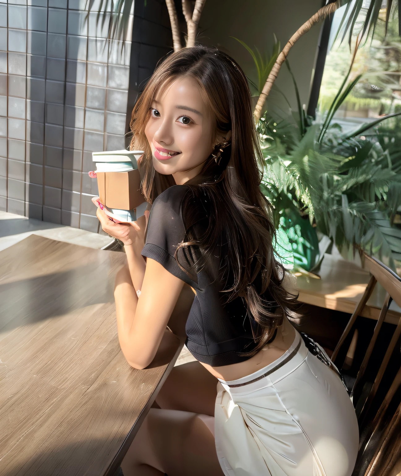 (((Ivory color business suit top and bottom)))、Business Lady、See-through blouses and see-through bras、Minuscule panties、Small micro panties、ultra-detailliert、​masterpiece、top-quality、超A high resolution、8K high image quality、Photogenic clarity、A detailed eye、gradients、Spring outdoor、During the School Cultural Festival、Lots of people、perfect anatomy body proportions ,hard disk、nffsw , Nikon Z9 80mm Lens , masutepiece、Model Standing、Pubic hair can be seen through the lace of the panties、(((Panties are pale pink lingerie panties made of lace material)))、(((See all panties)))、(((The skirt is definitely worn)))、(((Lift skirt hem)))、Sit in a triangle with your thighs slightly inward、panties focus、too bright natural light、Sunshine、Detailed lace panty pattern、(((Lifting skirt while standing to show off panties to camera)))、(((Beautiful alignment and snow-white teeth)))、(((Lift the skirt bigger and bigger、Show your panties to the camera)))、The most popular and beautiful employees of the company、Ultra slim body Fcup bust、Models with a slim body、Beautiful posture、Black hair Long hair、shairband、Her eyes are sparkling.、shiny lip、Flesh-colored ultra-thin pantyhose、