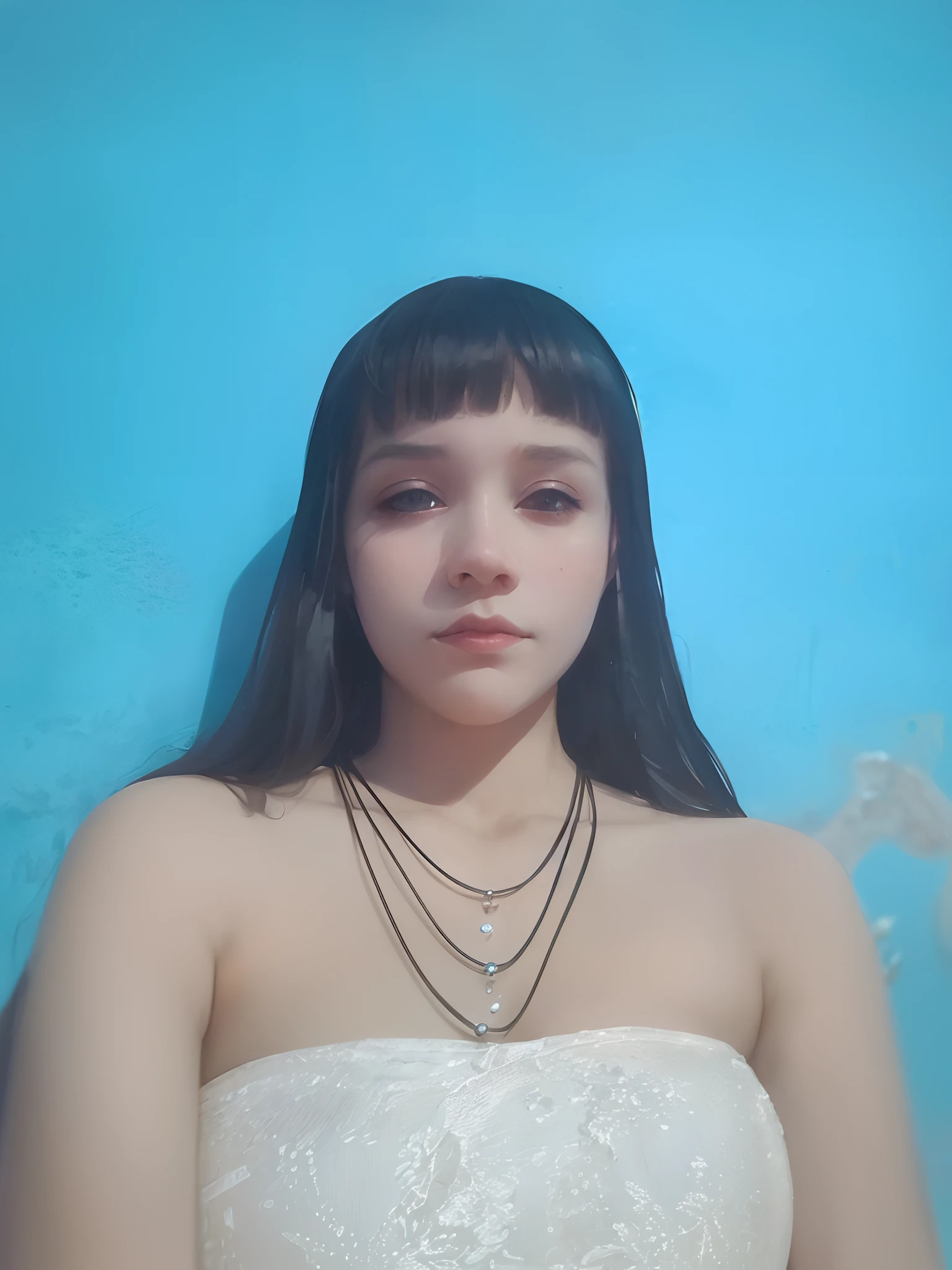 ethereal girl::3 intricate details, ornate, detailed illustration, octane render, beautiful girl, trending on artstation, expansive landscape photograph , (a view from below) ((water mark: senzey ramen)), (glowing lighting, atmospheric lighting), dreamy, magical, (solo:1.2) (((realistic)))