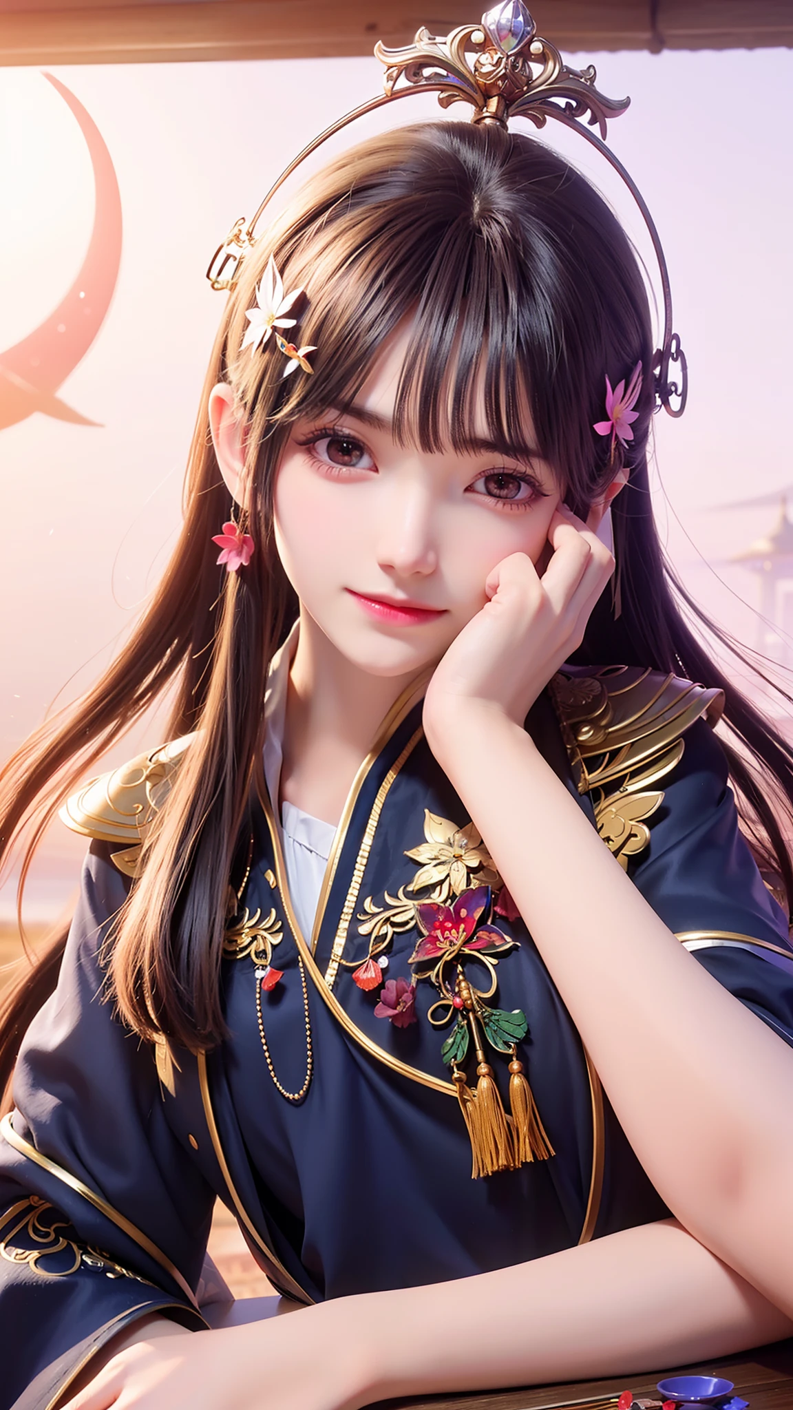 (8k, RAW photo:1.2),best quality, ultra high res,dramatic angle,(fluttered detailed color splashs), (illustration),(((1 girl))),(long hair),(rain:0.9),(hair ornament:1.4),there is an ancient palace beside the girl,chinese clothes,(focus on), color Ink wash painting,(color splashing),colorful splashing,(((colorful))),(sketch:0.8), Masterpiece,best quality, beautifully painted,highly detailed,(denoising:0.6),[splash ink],((ink refraction)), (beautiful detailed sky),moon,highly,detaild,(masterpiece, best quality, extremely detailed CG unity 8k wallpaper,masterpiece, best quality, ultra-detailed),(Lycoris radiata),