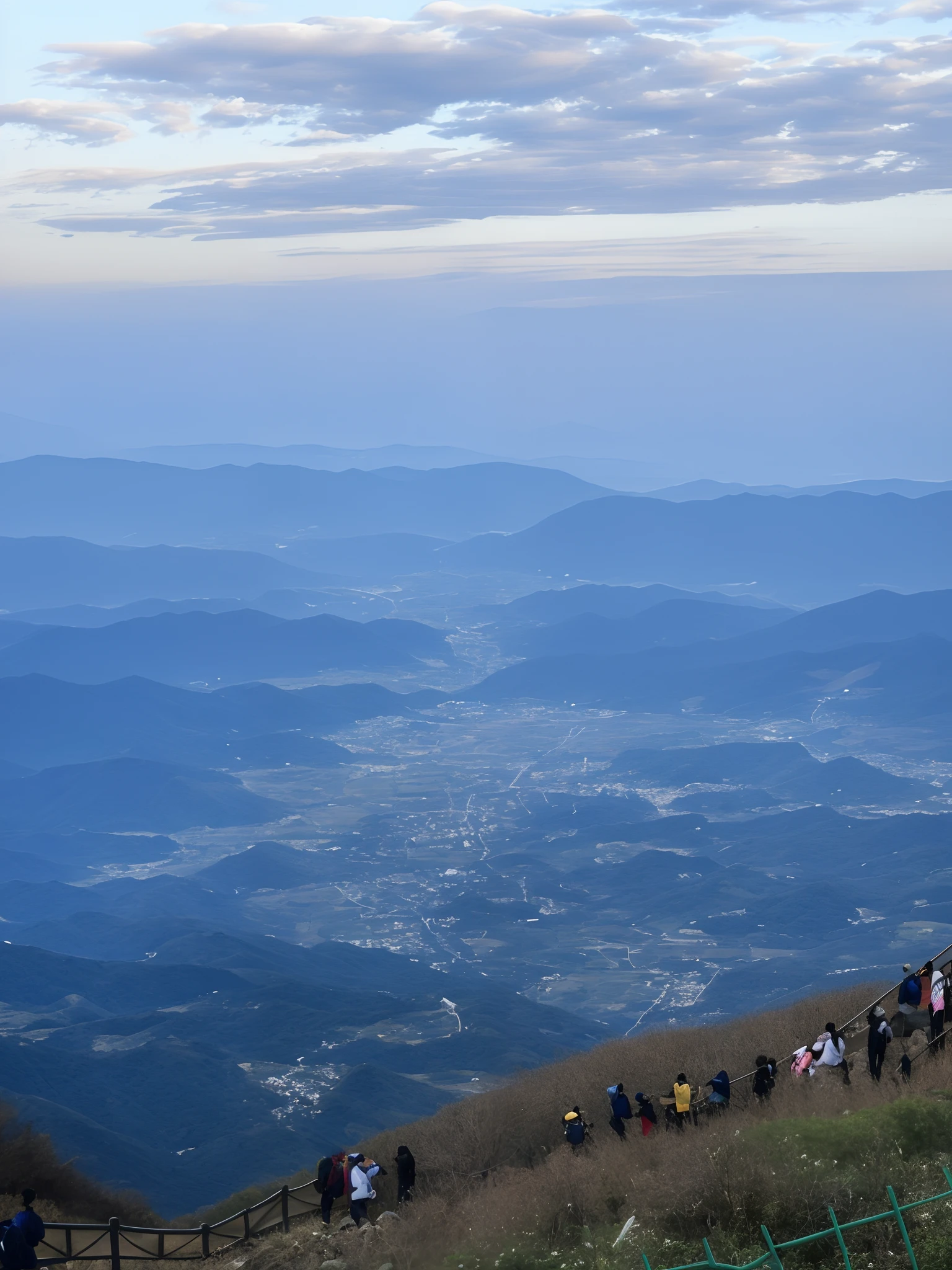 mountains are in the background, 8 k''. filling of the view, view from high, Far view, 8 k''. filling most of the view, looks down at the view, view from top, View from above, Panorama view, looking down at the valley, during sunrise, Panoramic view, japan mountains, Distant view, view from slightly above, entire city in view