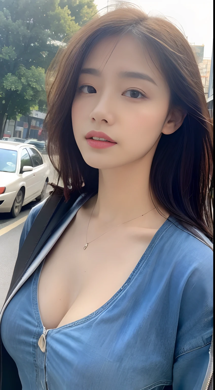 ((Best Quality, 8K, Masterpiece:1.3)), Focus: 1.2, Perfect Body Beauty: 1.4, Buttocks: 1.2, ((Layered Haircut, Breasts: 1.2)), (Wet Clothes: 1.1) , (Rain, Street:1.3), Bandeau Dress: 1.1, Highly Detailed Face and Skin Texture, Delicate Eyes, Double Eyelids, Whitened Skin, Long Hair