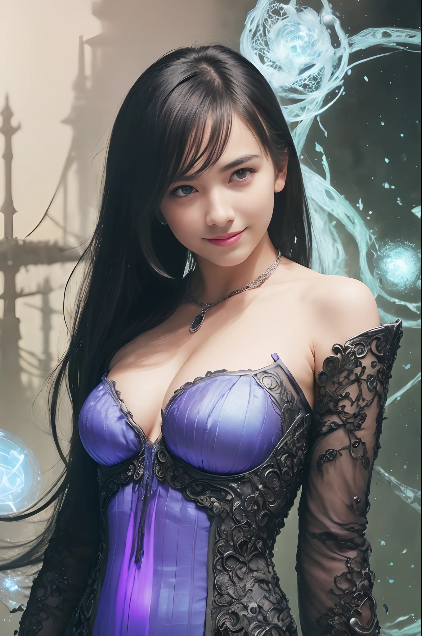 (Two beautiful age italian girls:1.6), Close friends, (They are hugging each other:1.2), Kiss her cheek or chest,(Detailed iridescent bodysuit with beautiful fractal or marble design:1.5)Incredible and spectacular scenes, ((High quality)), ((Detailed)), ((Fantasy)), Blue Plasma Brain, Green Plasma Body, Vulgarity, beutiful breast, obscenity, (Lewd smile:1.2), coarse, Obscene, mean, (raunchy:1.2), (Immoral:1.2), Lachish, (small breasts with beautiful raised pink areolas:1.5), (Cameltoe), (Expression of ecstasy:1.2), Photorealistic, Official art, unity 8k wall paper, 8K Portrait, Best Quality, Very high resolution, (Incredibly beautiful nature background:1.6), (18 years old:1.5), (Sexy and glamorous:1.1), (A coquettish expression:1.6), (seductively smiling:1.6), (Full body), (erotic posing:1.6), (Model Posing:1.6), Beautiful seductive face, Portrait, (Thick eyebrows:1.4), (Big scarlet eyes:1.2), Beautiful eyes with fine symmetry, (Ultra detailed eyes:1.4), (High resolution blue eyes:1.1), Intimate face, (ultra detailed skin texture:1.4), White skin, pale skin, Perfect Anatomy, Thin, (Beautiful toned body:1.5), Hair Bow, (Moist skin:1.2), full of sweat, No makeup, (dark circles:1.1), Good anatomy, Focus Face, good-looking, (Emilia Clark:0.6) (Emma watson:0.3),(Jennifer Connelly:0.4), (sensual face:1.5), Elegant face, Nice, Dolce, (Around her neck is a simple necklace of exquisite workmanship), (Bioluminescence with brilliant brilliance:1.4), (Luminous magic circle:1.5), Ruins of an ancient castle, Shining majestic cloud masses and sky, lightning bolt, Epic Realistic, (Greg Rutkowski:0.8), (teal and orange:0.4), (Art Station:1.5), Cinematic, (nffsw:1.5), Hyper Detailed, Dramatic light, (Intricate details:1.1), Beautiful black hair, (Wearing a gauntlet with a dense and very beautiful design decorated with jewels:1.1), small chest