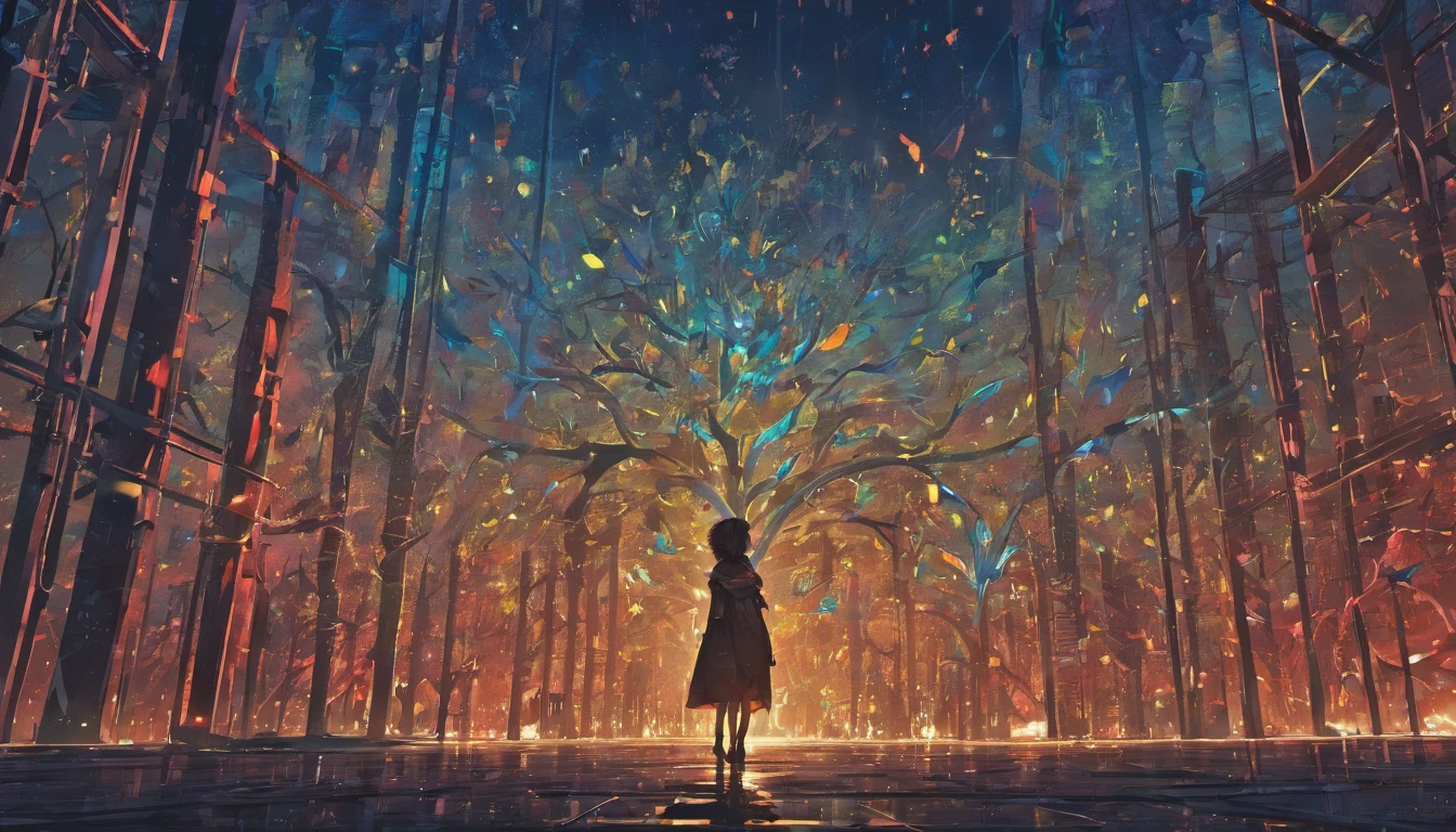 The sharp neon sky is filled with the souls of the dead, Heavy fog, Neon Elves, Realistic ghosts, blood in face, ultrarelistic, Eye blood, Death of the population, funk, Fear of the unknown, Huge presence, Hand painting, (Masterpiece, Realistic painting), Yellow plants, illuminated neon lines, Fear of Cthulhu, Realistic photography, Ultra photo realsisim, Biomechanics, Biological machines, ((hnsrdlf style)), Detailed reflections, Dark atmosphere, Gothic art, Futuristic, realistic blood, realistic reflections, RTX graphic, hdr, Ultra detailed, True blood, Detailed sky