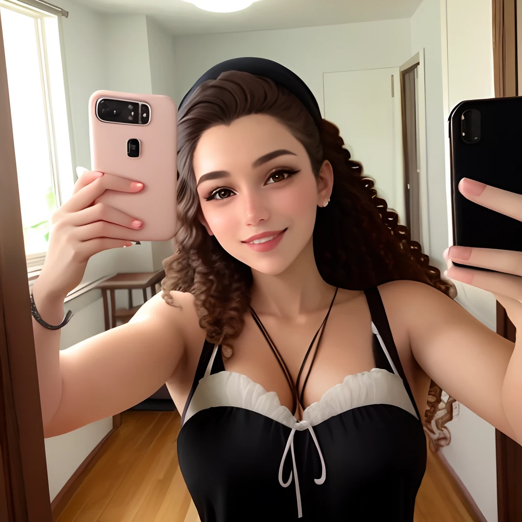 arafed woman with a white tank top and a necklace, with green eyes, portrait sophie mudd, brown hair and large eyes, selfie of a young woman, bedroom eyes, violet myers, without makeup, natural makeup, looking directly at the camera, face with artgram, subtle makeup, stunning full body shot, piercing green eyes, arafed woman in a pink lingerie posing for a picture, pink body, pink body harness, revealing outfit, anna nikonova aka newmilky, barbie doll in panties and bra, olga buzova, very sexy outfit, some pink, inspired by Hedi Xandt, bubblegum body, sexy outfit, pink girl, skydoll noa, scantily clad