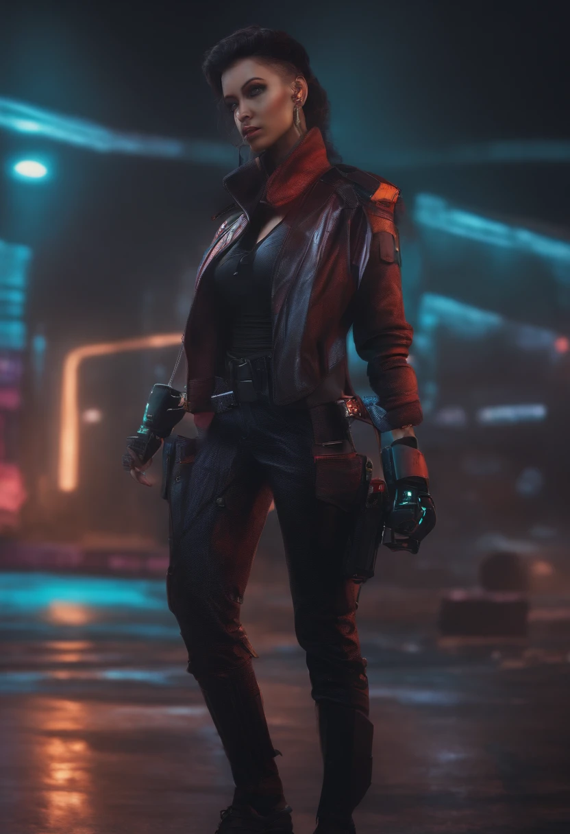 CMR2 in a cyberpunk outfit