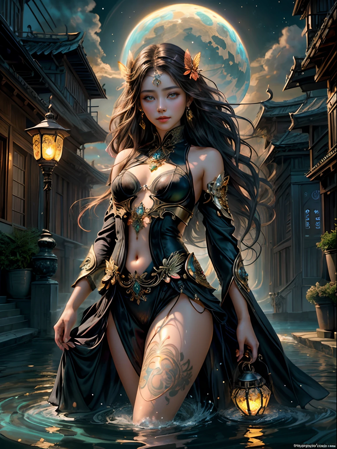 8k portrait of beautiful cyborg with brown hair, intricate, elegant, highly detailed, majestic, digital photography, art by artgerm and ruan jia and greg rutkowski surreal painting gold butterfly filigree, broken glass, (masterpiece, sidelighting, finely detailed beautiful eyes: 1.2), hdr, (masterpiece), best quality, expressive eyes, perfect face, portrait of beautiful cyborg with GINGER hair, intricate, elegant, highly detailed, majestic, digital photography, surreal painting gold butterfly filigree, broken glass, (masterpiece, side lighting, finely detailed beautiful eyes: 1.2), HDR, (detailed background window to a new dimension, plants and flowers:0.7) infinity, infinite symbol, night sky with full moon, (masterpiece), best quality, expressive eyes, perfect face, highly detailed face and body, cinematic lighting, photorealistsic, 1girl, 18yo, ((dark brown straight shoulder length hair)), dark brown eyes, big eyes, very thin body, ((((flat chest)))), skinny, laying on her back on piles, (legs spread open), pink pussy lips, bald pussy, well lit, beautiful and aesthetic:1.2), (1girl), extreme detailed,(fractal art:1.3),colorful,highest detailed,beautiful goddess emerging from the ocean, caucasian girl with shiny silver hair, full female body, golden eyes, wild waves, big waves, oriental mandala tattoos, transparent dresses, skin wet with water, stormy sky, sunset sky red stormy clouds, ancient temple floating in the sea, floating old clock, lamp, lantern, beautiful girl with a slight smile, transparent blouse, black vikini, fractal, Sakimichan-style art, slight smile, legs open, pubic hair view, 1 sexy girl, exposed breasts, open transparent T-shirt, Mandala and flower tattoos, Best Quality ,black hair fused with platinum and gold, naked girl, visible beautiful pubic area, pink pesons, small breasts in sight, tattoos on the naked body, old floating clock, lamp, lantern , skin wet with water, open legs,multicolored sea waves, sea ​​goddess rising from water and wav