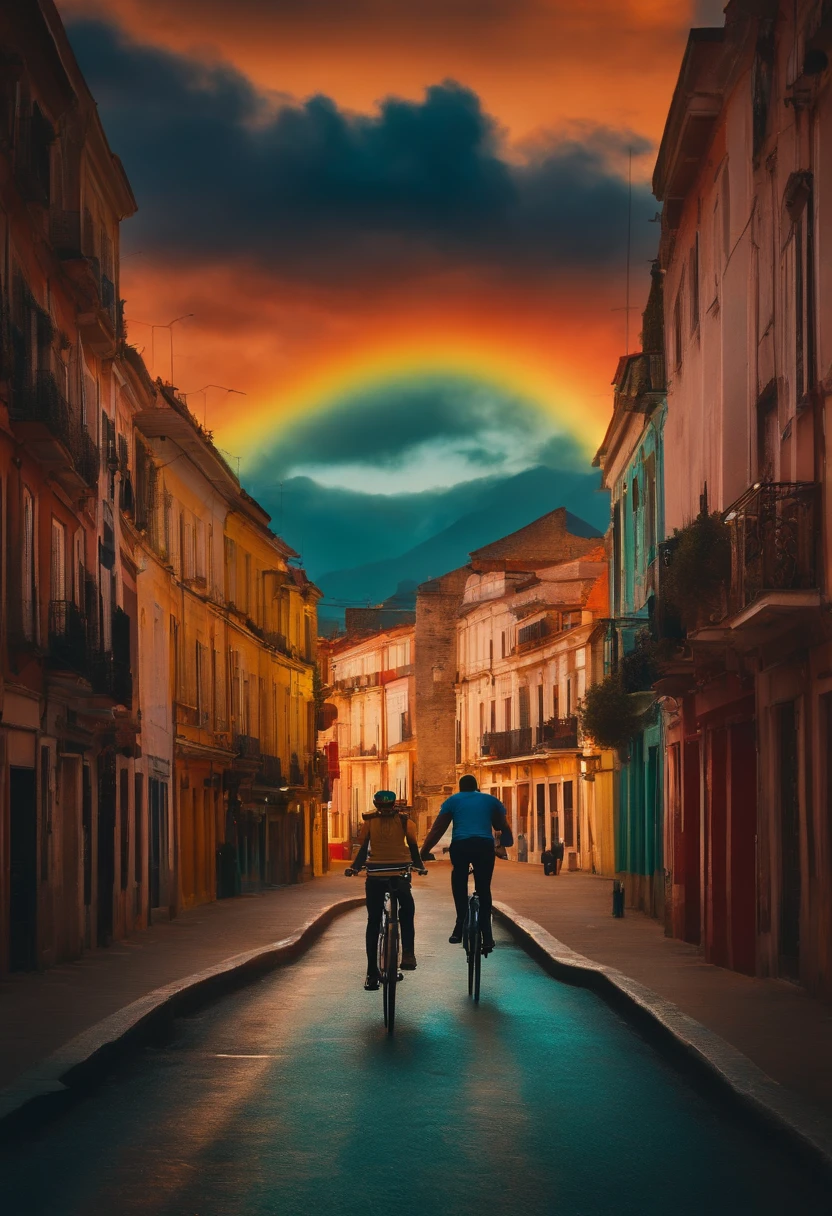 12 anos empinando de bicicleta em uma gios dj na rua